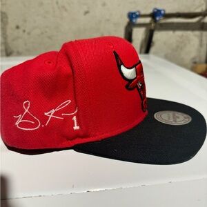 Chicago Bulls Derrick Rose Mitchell & Ness Red Snapback